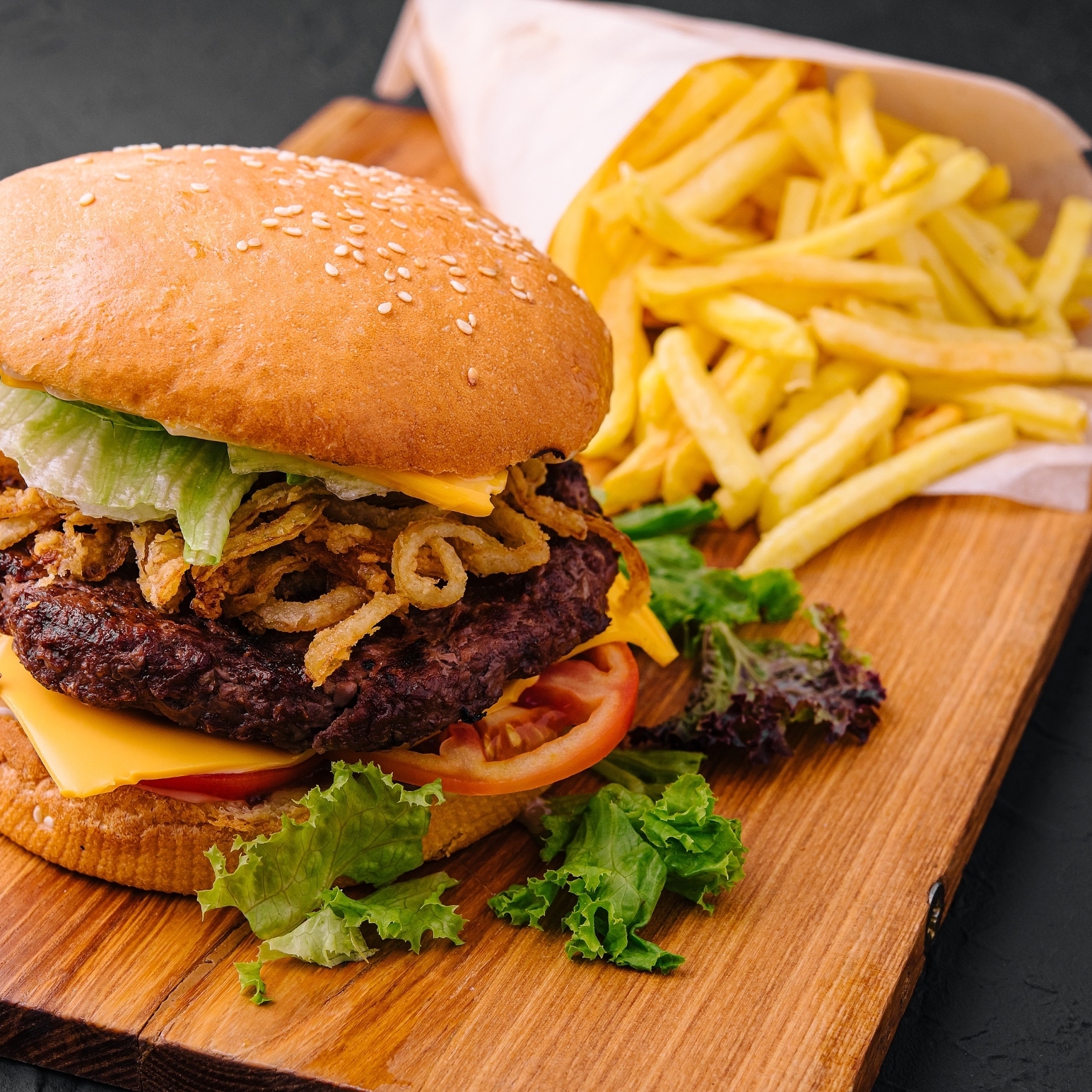 Veggie Burger Combo Meal (Vegan)